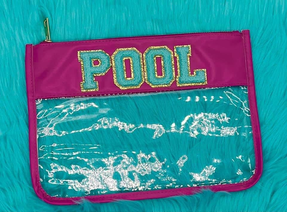 POOL - Chenille Patch Bag - Medium size (final sale)